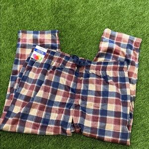 Men’s fruit Of The Loom Fleece pajama/Lounge Pants - Plaid